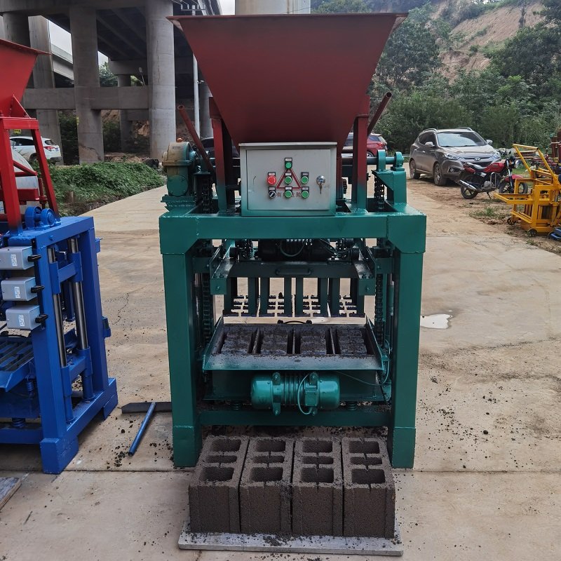 hot sell in china fully automatic small cement fly ash hollow cement brick making machine