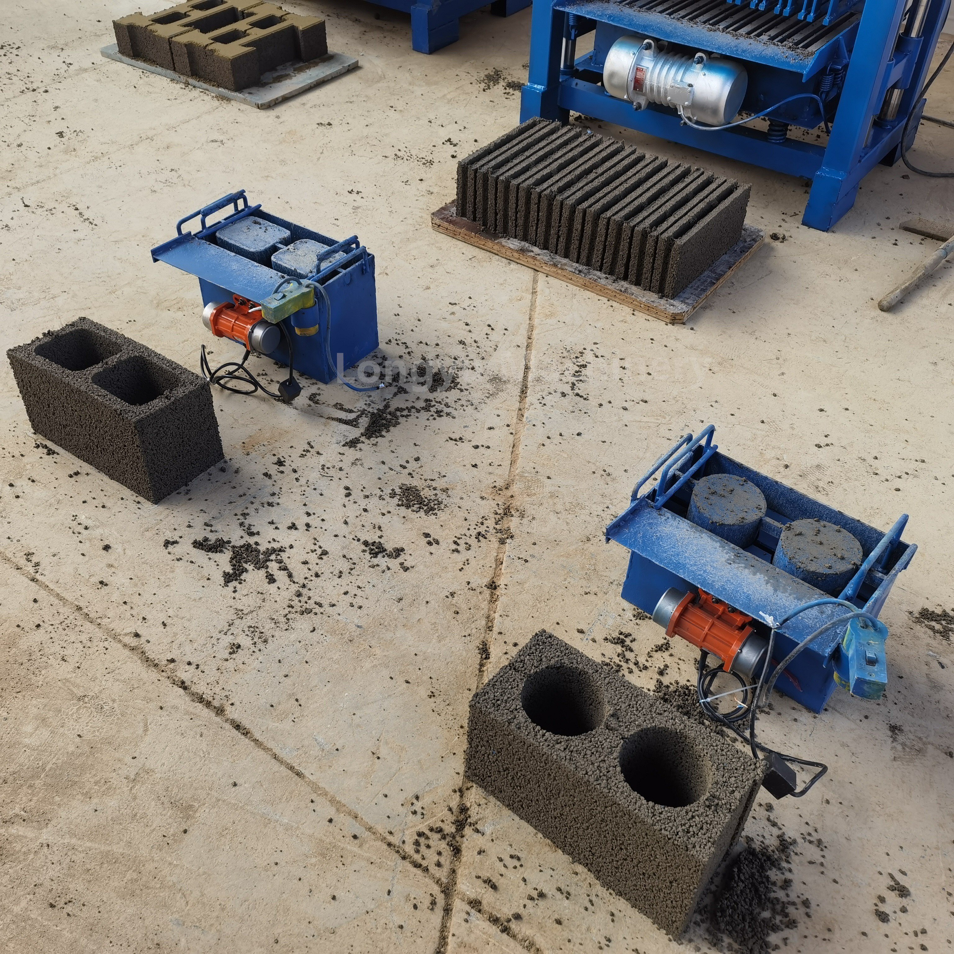 Electric Small Concrete Brick Molding Machine Concrete small brick making machine mold
