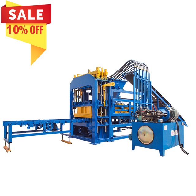 QT4-15 fully automatic cement block bricks making machine bricks machine in Ghana