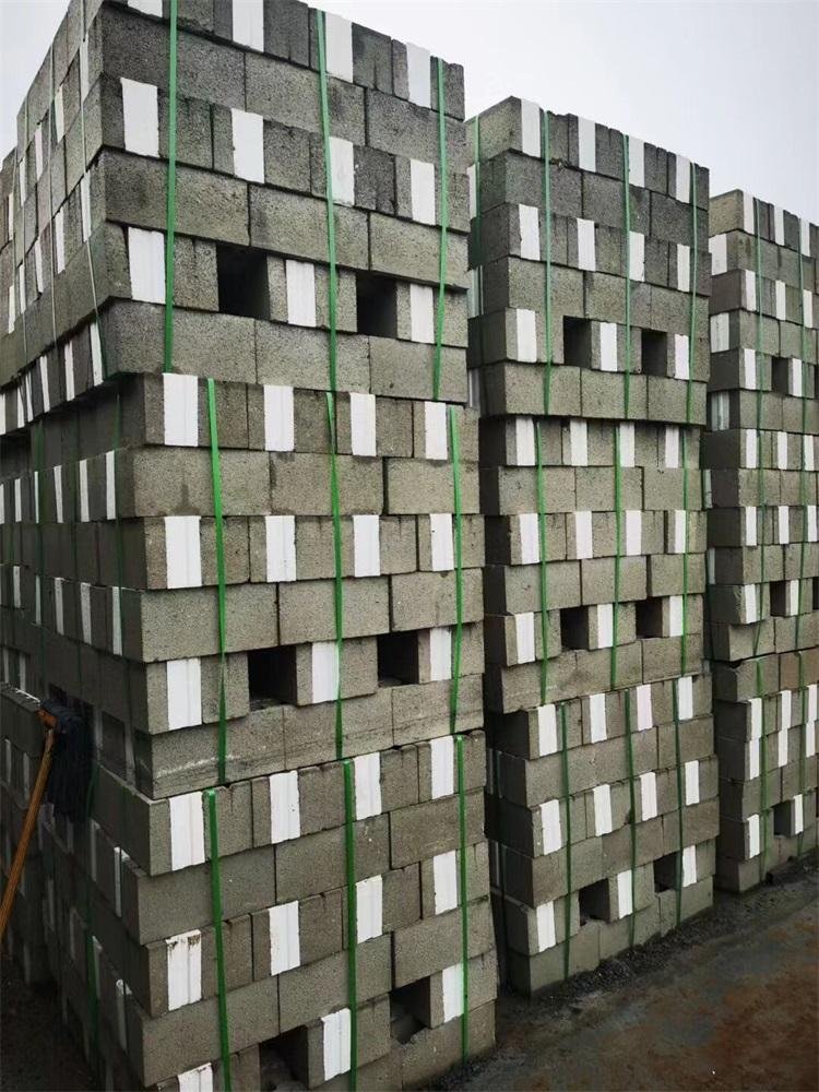 QT4-15 EPS polystyrene concrete thermal brick making machine thermal insulation blocks