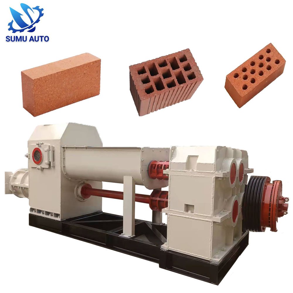 Full Automatic Soil Block Making Machine Clay Brick Machine In Ghana