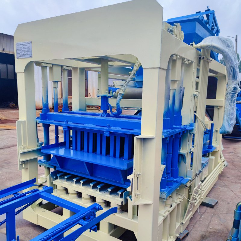 QT 4-15 fully automatic hydraulic color paving brick brick making machine