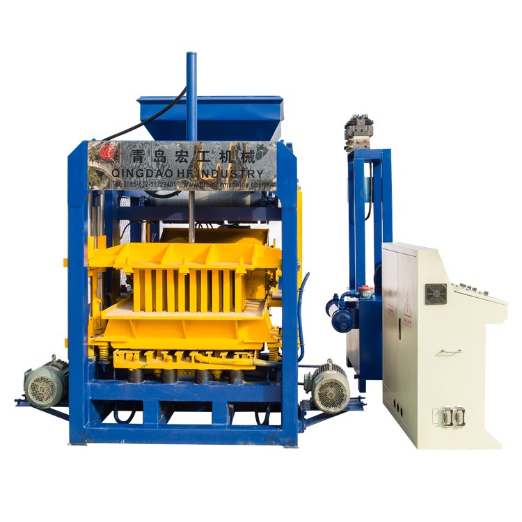 QT4-16 hollow brick making Machinery prices of block moulding machine in ghana