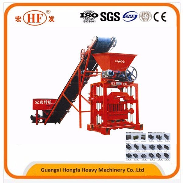 QTJ4-35B small cement block machine / low-input building block making machine / easy production line to make cement blocks