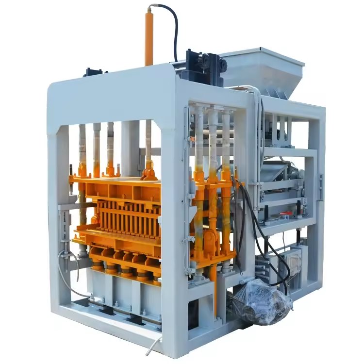 QT4-15 cement making machines fully automatic cement block bricks making machine brick machine price