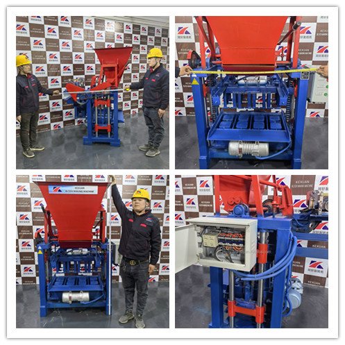 KX4-35 Paving Block Brick LWH Paving Bread Brick Cement Block Brick Making Machine Produce 200-100-50mm 1-2 Persons 640 4.8KW