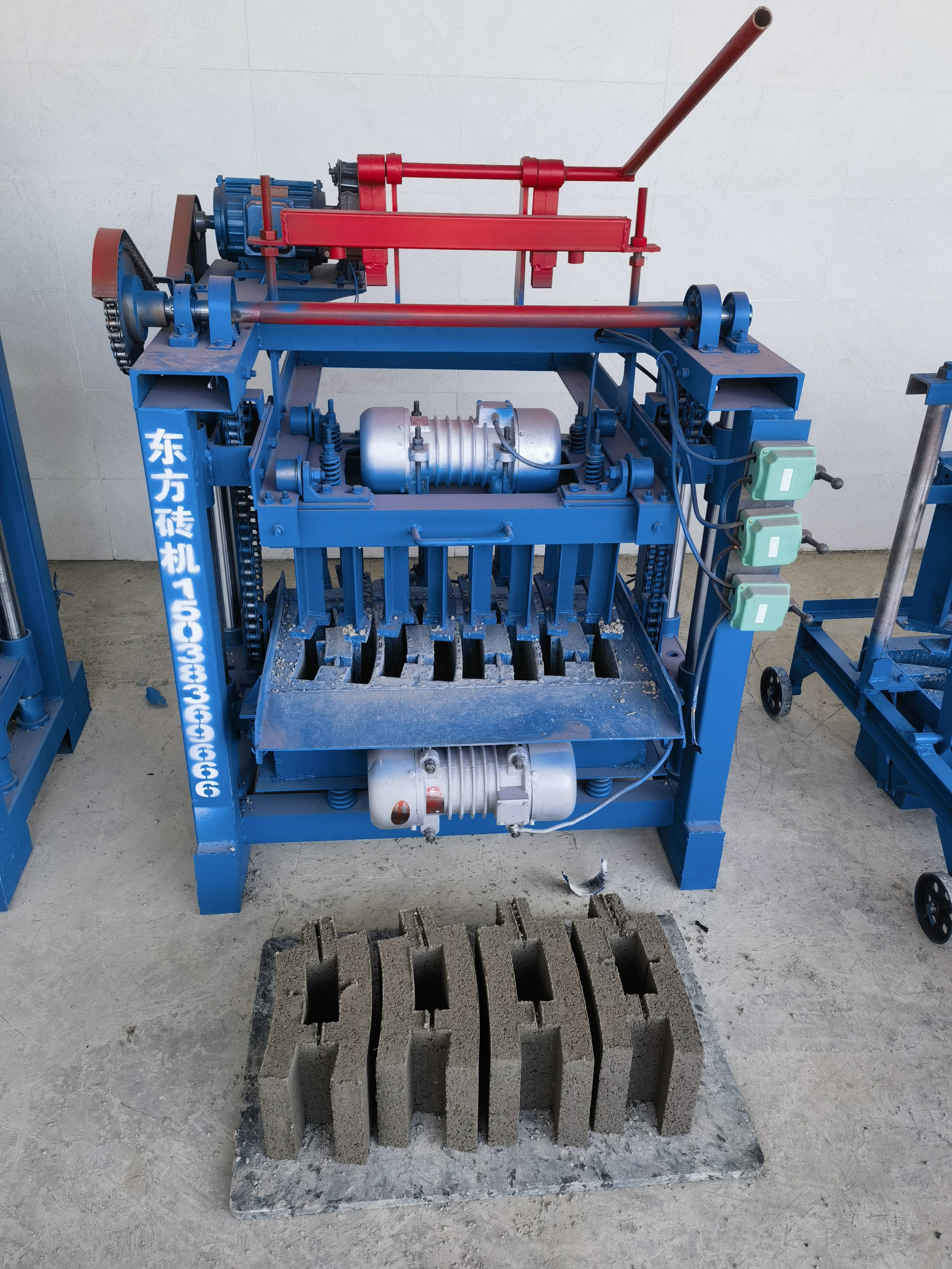 Brick Making Machine With Low Price Popular Manual Hollow Interlocking Block