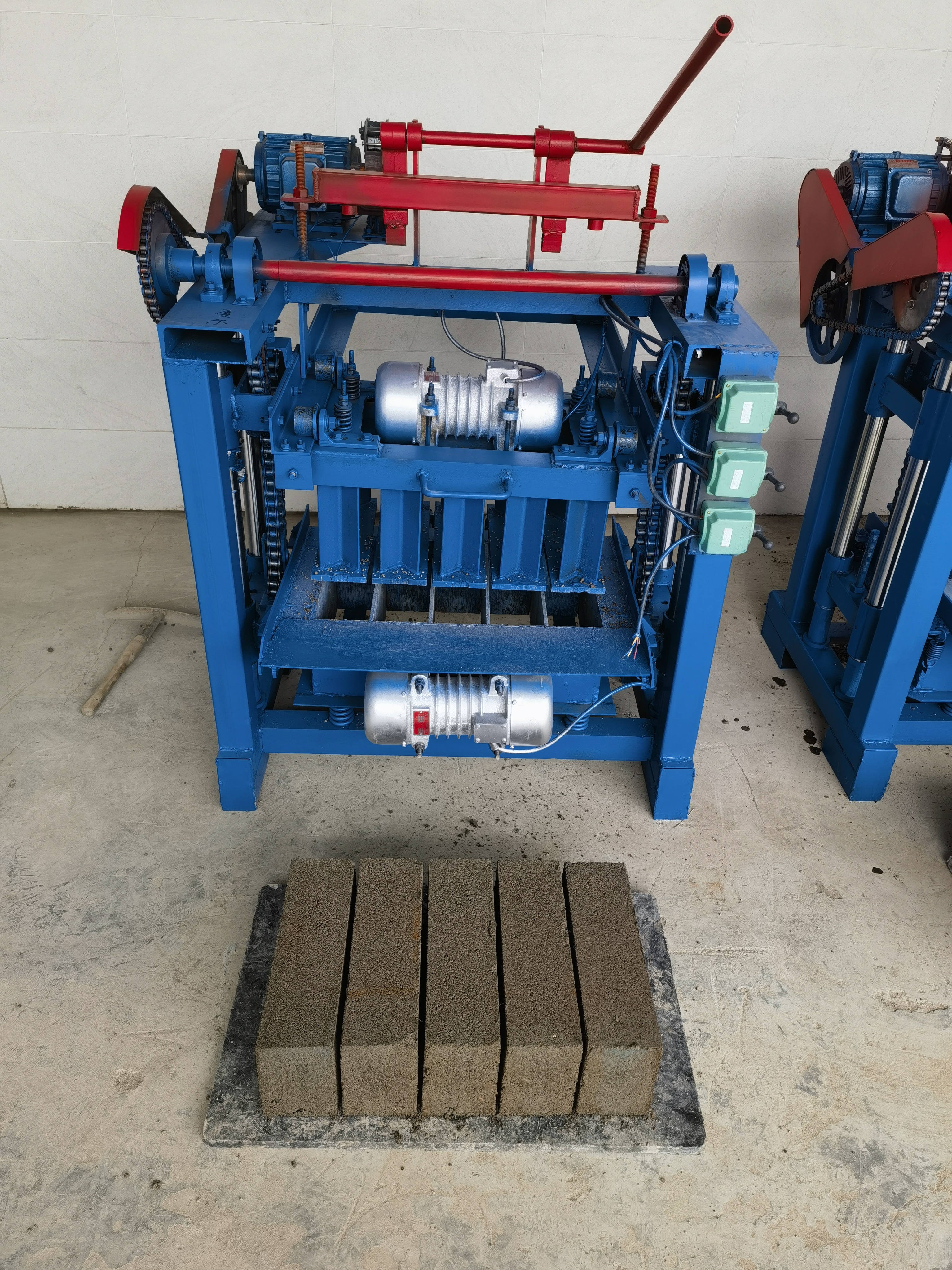 Brick Making Machine With Low Price Popular Manual Hollow Interlocking Block