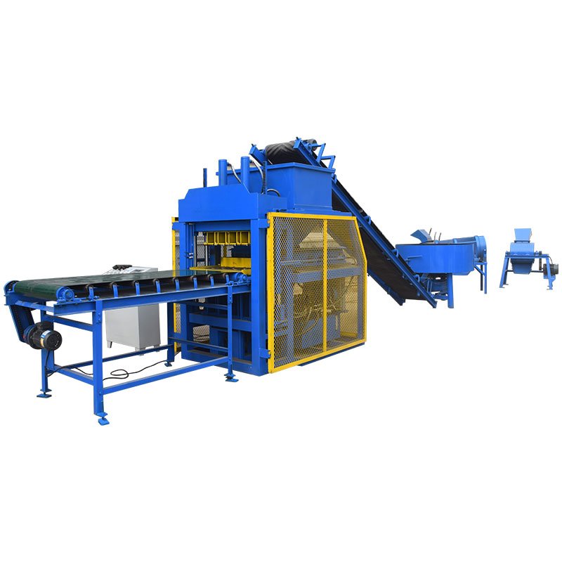 ZEYU Factory Manufacture Easy To Operate 4-10 Fully Automatic Ecological Mud Clay Interlocking Brick Making Machine