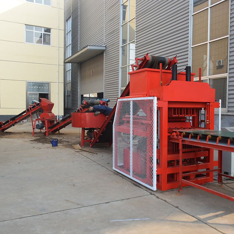 ZEYU Factory Manufacture Easy To Operate 4-10 Fully Automatic Ecological Mud Clay Interlocking Brick Making Machine
