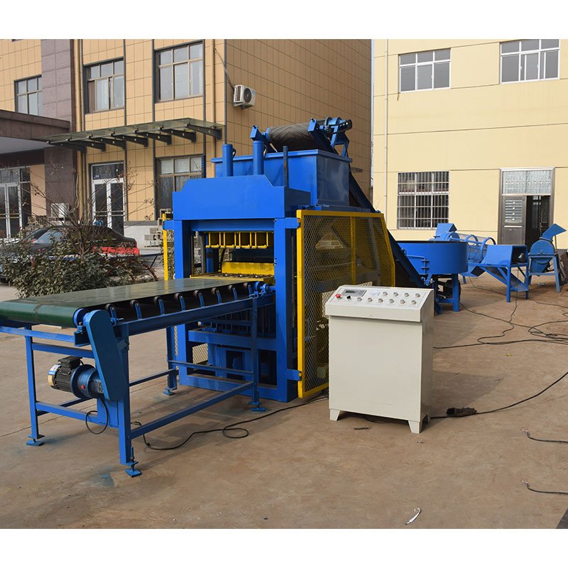 ZEYU Factory Manufacture Easy To Operate 4-10 Fully Automatic Ecological Mud Clay Interlocking Brick Making Machine