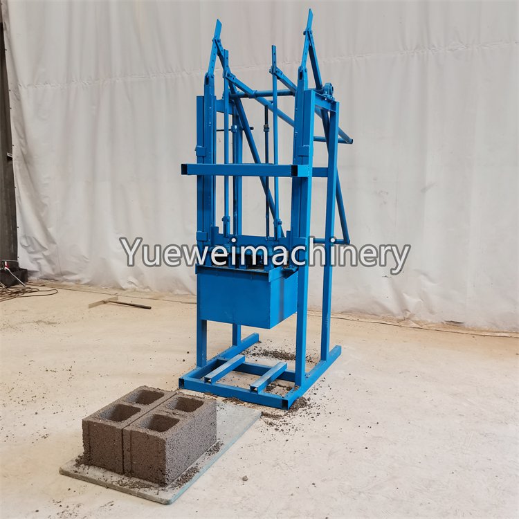 Popular Manual Cement Concrete Interlocking Block Brick Making Machine Factory Direct Sales