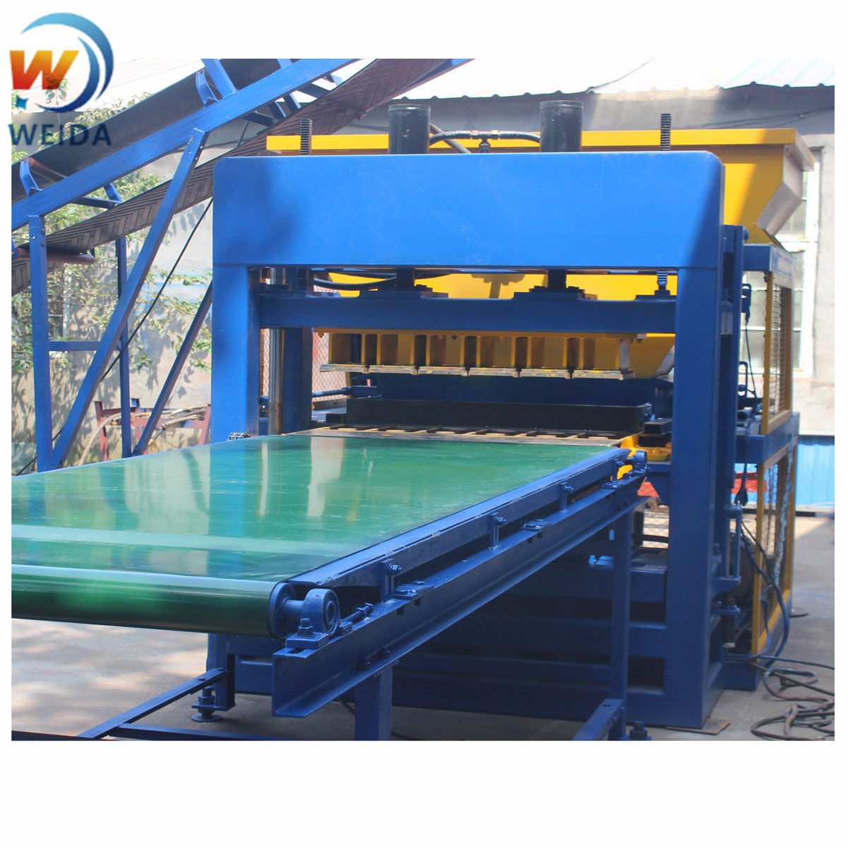 QTC7-10/5-10 Automatic Ecological Earth Brava Eco Interlocking Block Brick Making Machines Price