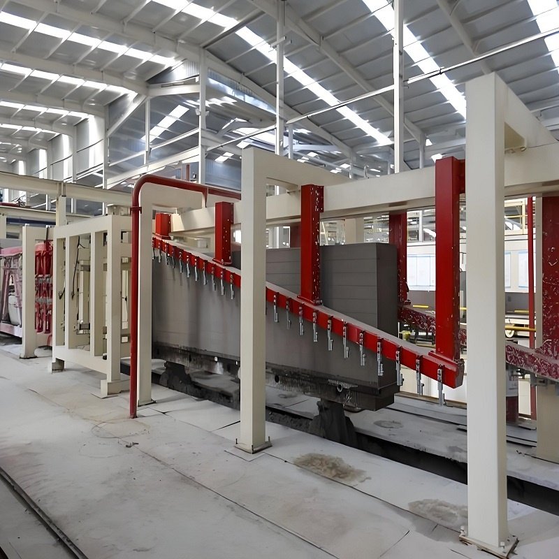 Fully Automatic Autoclaved Aerated Concrete AAC Production Line Gas Brick Equipment AAC Blocks Plant Brick Making Machinery