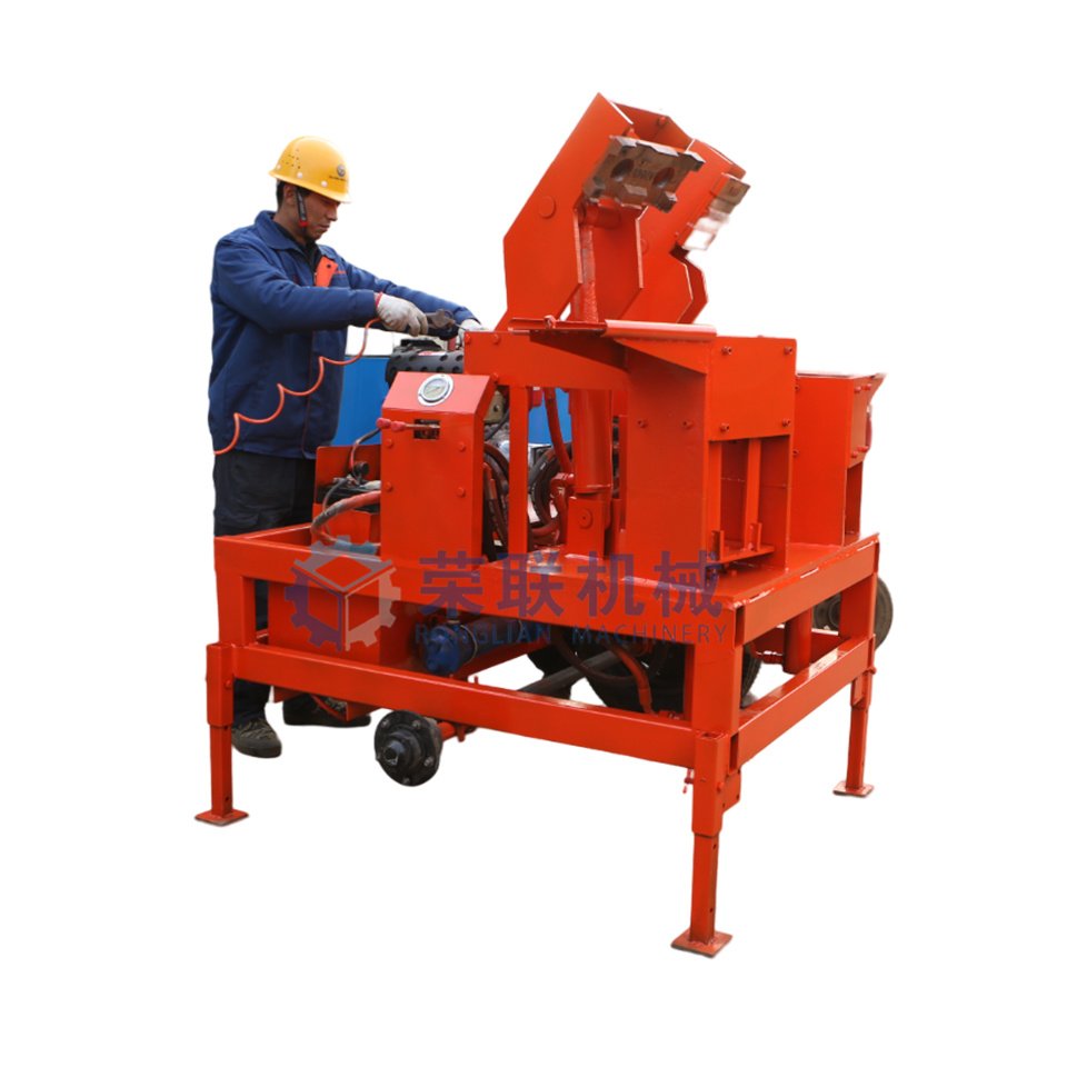 earth brick machine RL2-20 Semi-automatic Clay Brick Making Machine