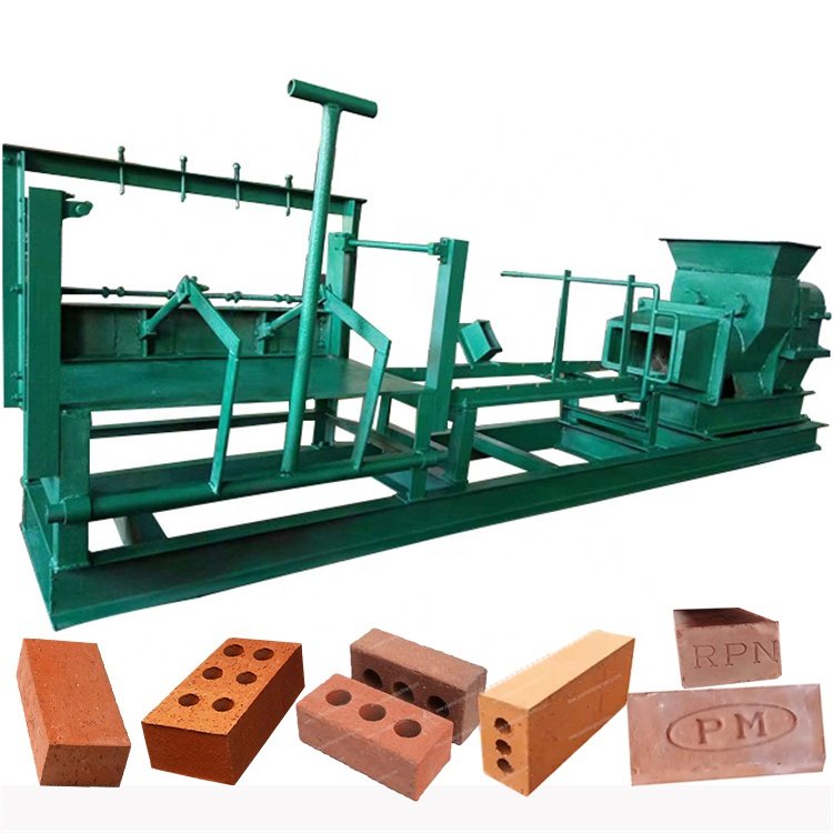China automatic red soil brick cut machine vacuum extruder for clay soil brick making machinery