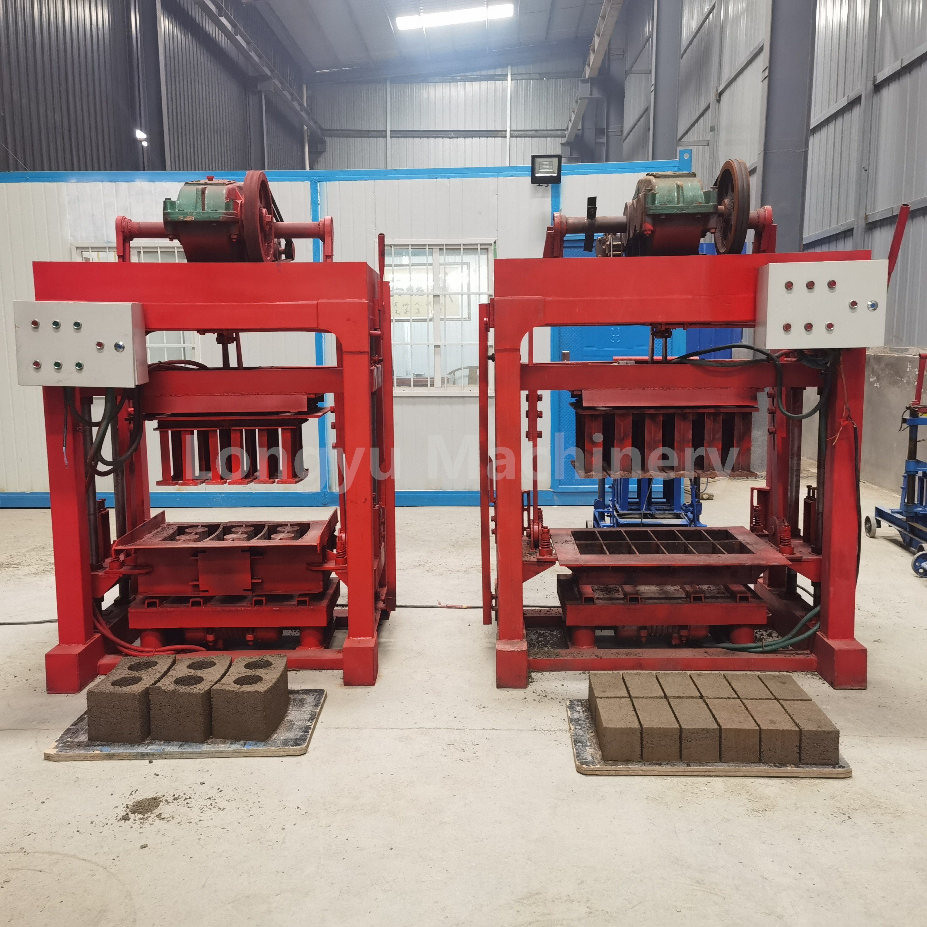 Semi-automatic hollow brick making machine High capacity semi-automatic block machine production line
