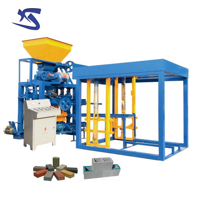 Low cost QT40-1 semi automatic cement brick making machine/hollow block machine for sale
