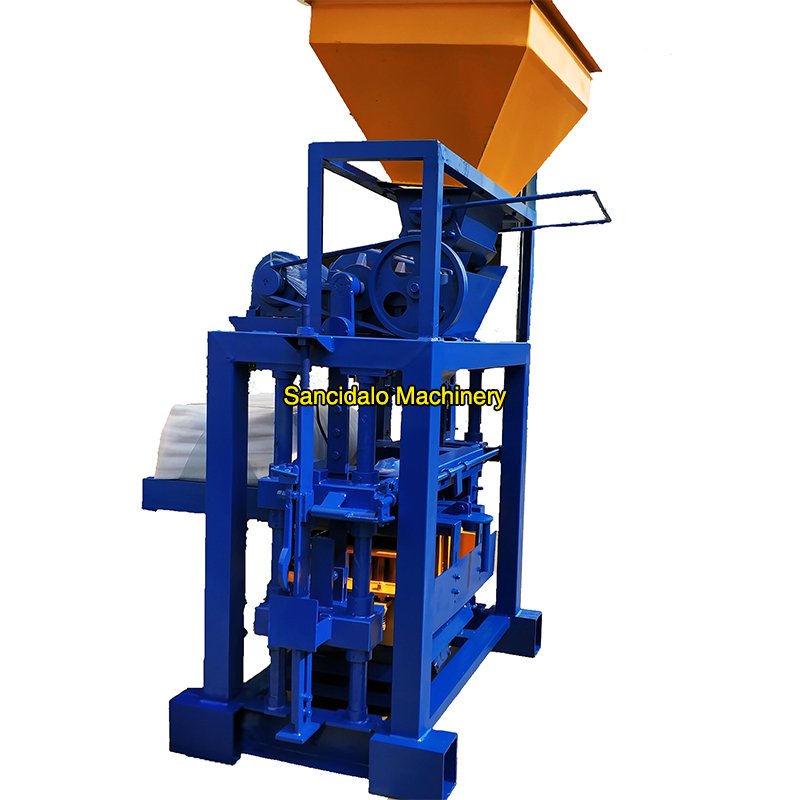 Low cost QT40-1 semi automatic cement brick making machine/hollow block machine for sale