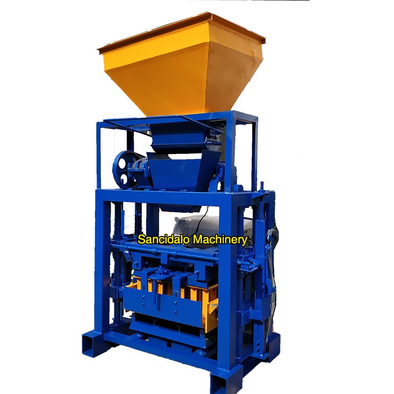 Low cost QT40-1 semi automatic cement brick making machine/hollow block machine for sale