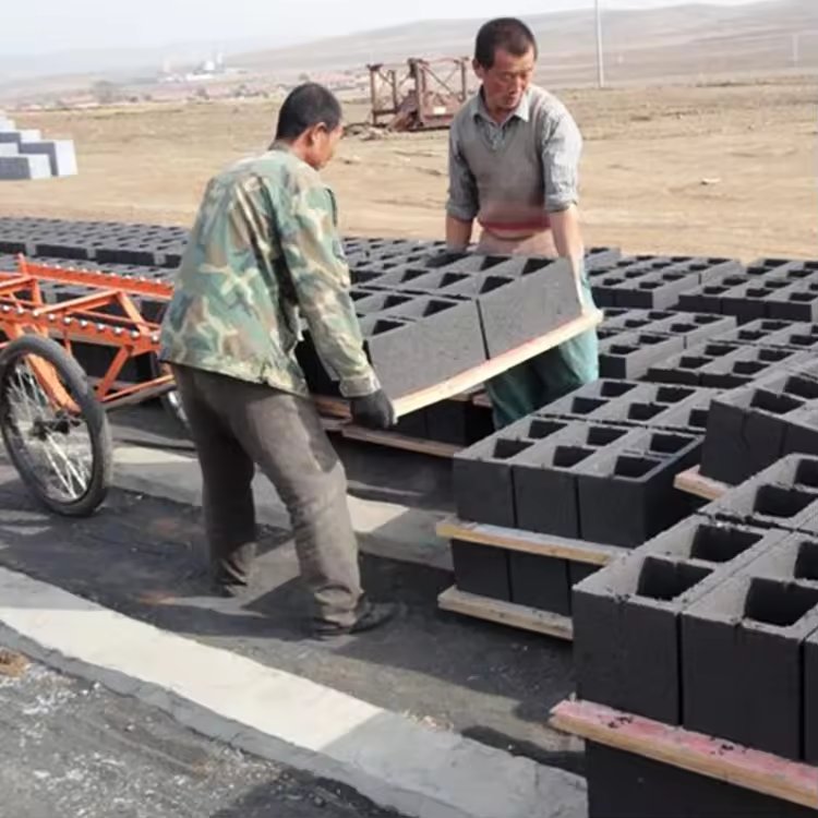 QT4-15 fully automatic cement block bricks making machine hollow block machine concrete block making machine