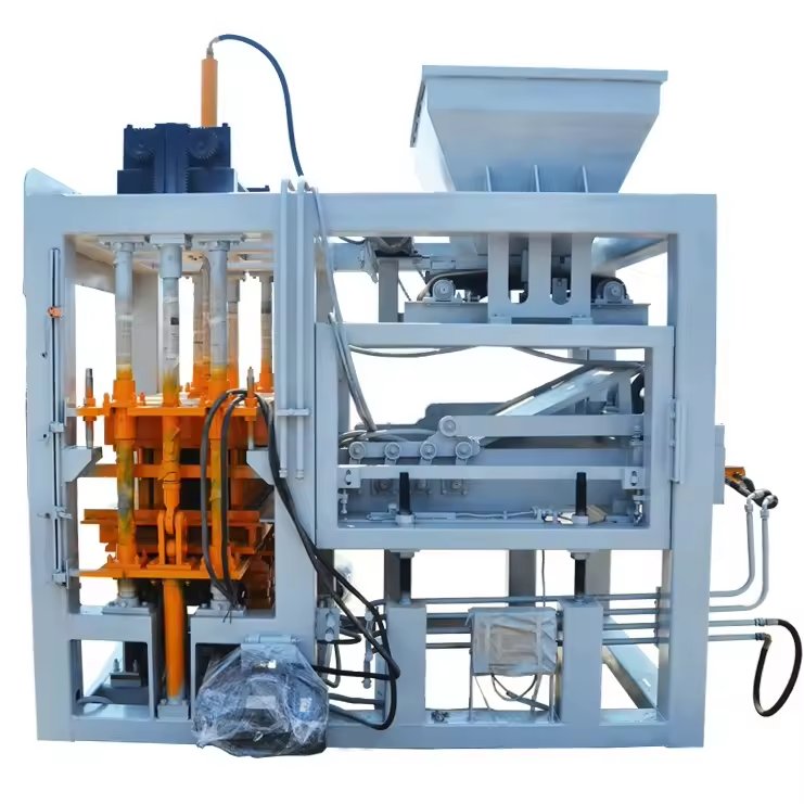 QT4-15 cement brick machine fully automatic cement block bricks making machine suppliers machinery