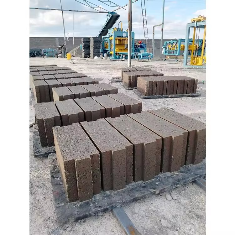 QT4-15 cement brick machine fully automatic cement block bricks making machine suppliers machinery