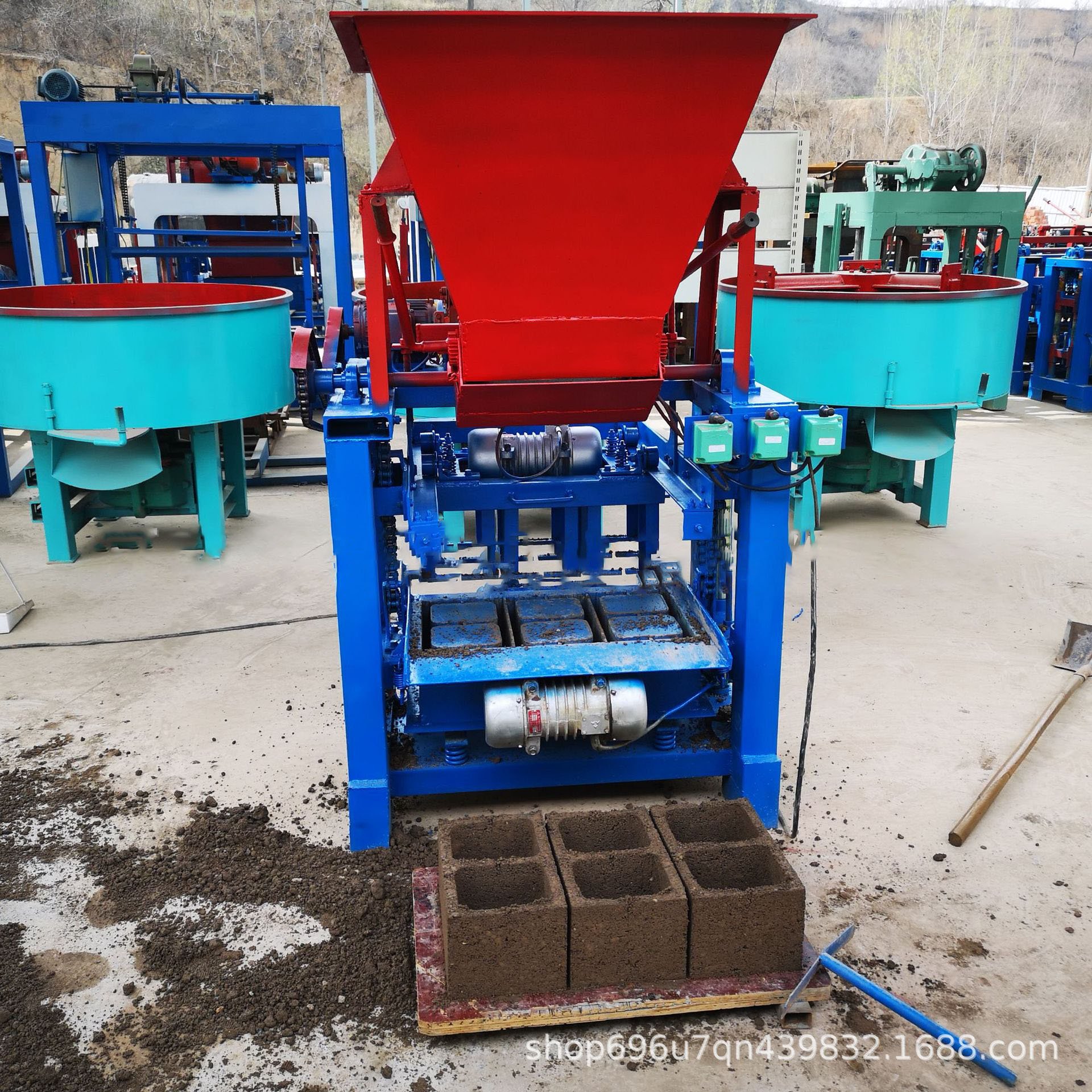Paver brick machine block making machine concrete brick making machine