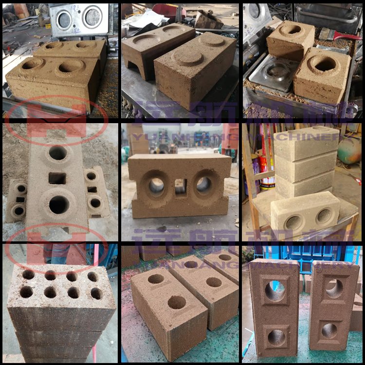 Best price manual logo outdoor wall interlocking clay mud earth soil brick hydraulic interlock bricks making machine