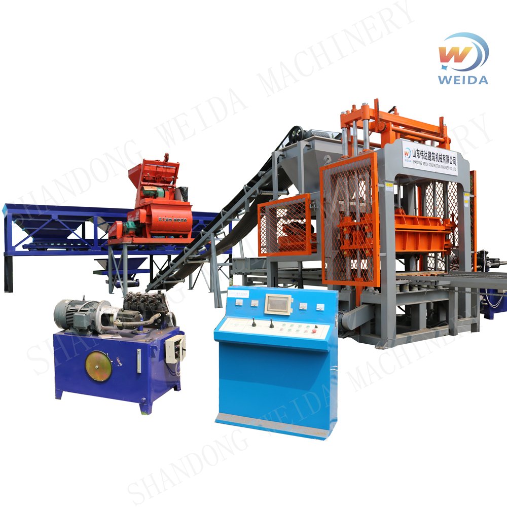 Small Project Brick Maker Building House In Stock Qt40-1 Concrete Paver Block Brick Making Machine Price