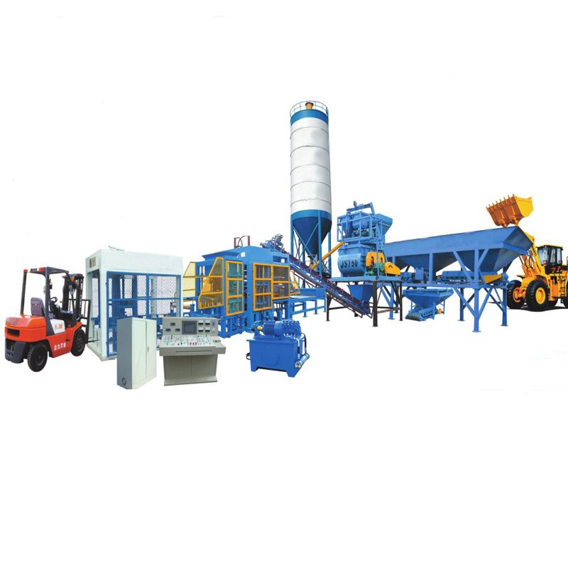 Small Project Brick Maker Building House In Stock Qt40-1 Concrete Paver Block Brick Making Machine Price