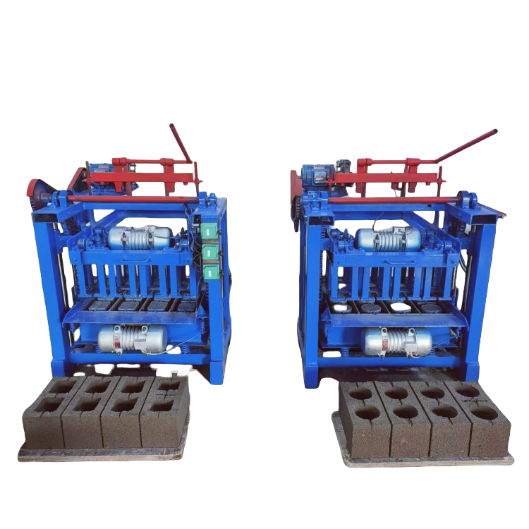 High quality and best-selling 4-35 block forming machine permeable brick unburned mud brick making machine