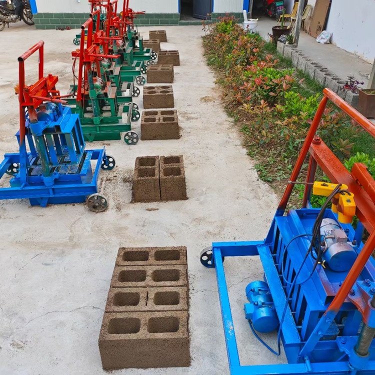 L2-45 Handle Brick Making Machine Portable Hollow Brick Cement Making Machine