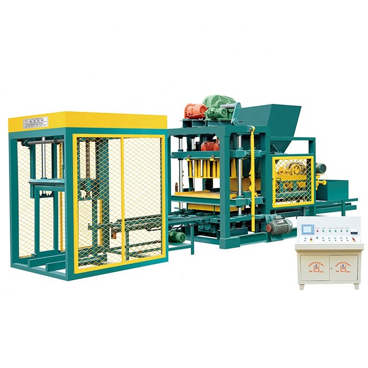 qt4-25 concrete block machine/cement brick making machinery