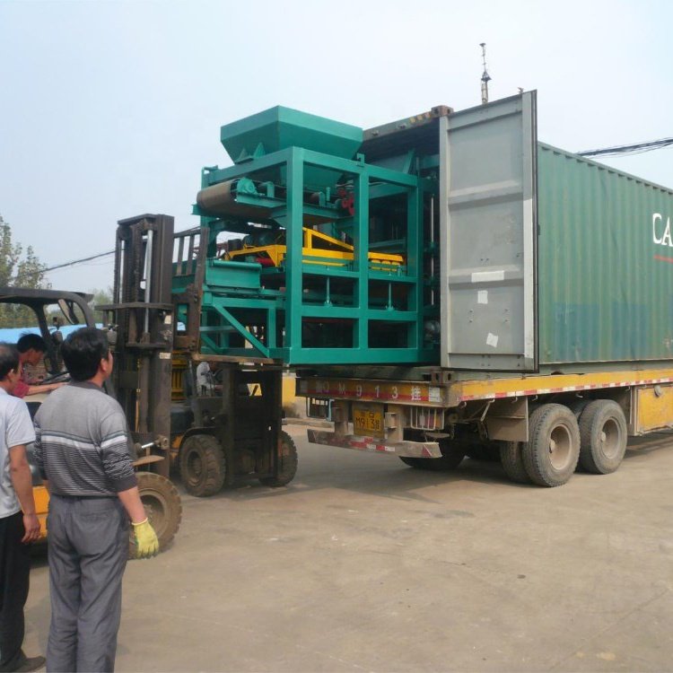qt4-25 concrete block machine/cement brick making machinery