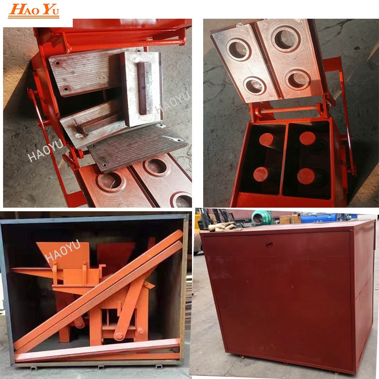 Mini handmade clay brick making machines/building block brick making machines in Africa