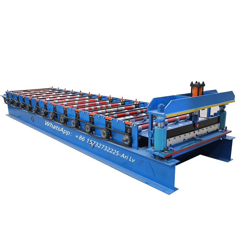 JCX Galvanized Steel Color Coated Trapezoidal Roof Panel Metal Sheet Roll Forming Machine