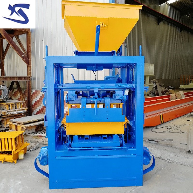 High quality qt4-24 hot sale hollow concrete block brick making machine