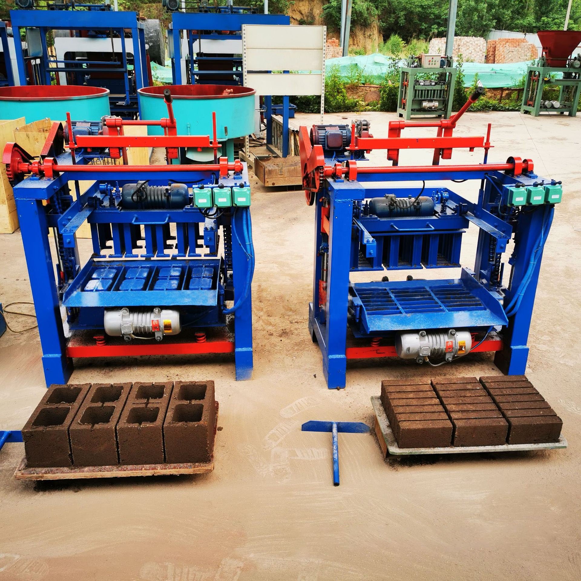 direct factory sale hot selling stone dust solid brick making machine
