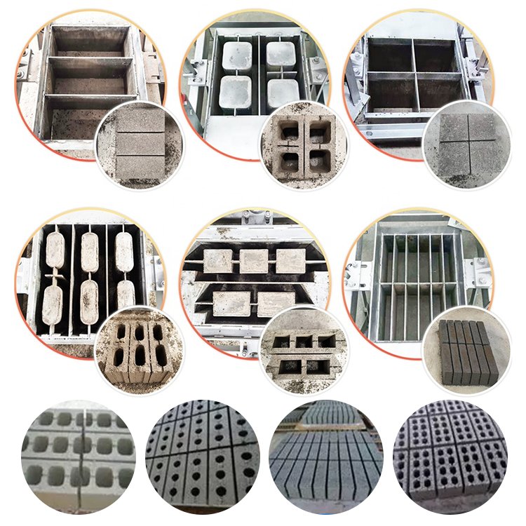 Upgrade Professional Technology Hollow Hydraulic Brick Making Machinery Diesel Block Making Machine for Sale