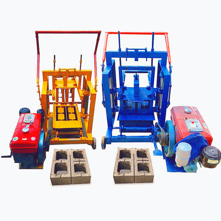 2024 diesel egg laying concrete block machine price interlocking manual brick making machine