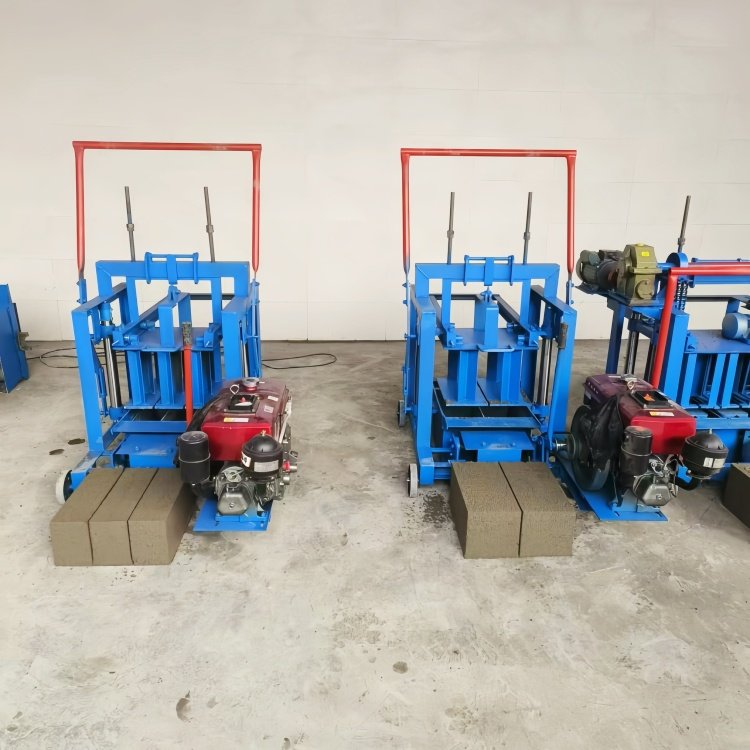 2024 diesel egg laying concrete block machine price interlocking manual brick making machine