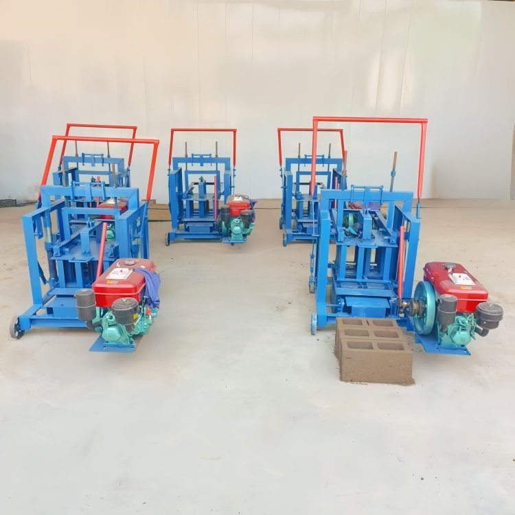 2024 diesel egg laying concrete block machine price interlocking manual brick making machine