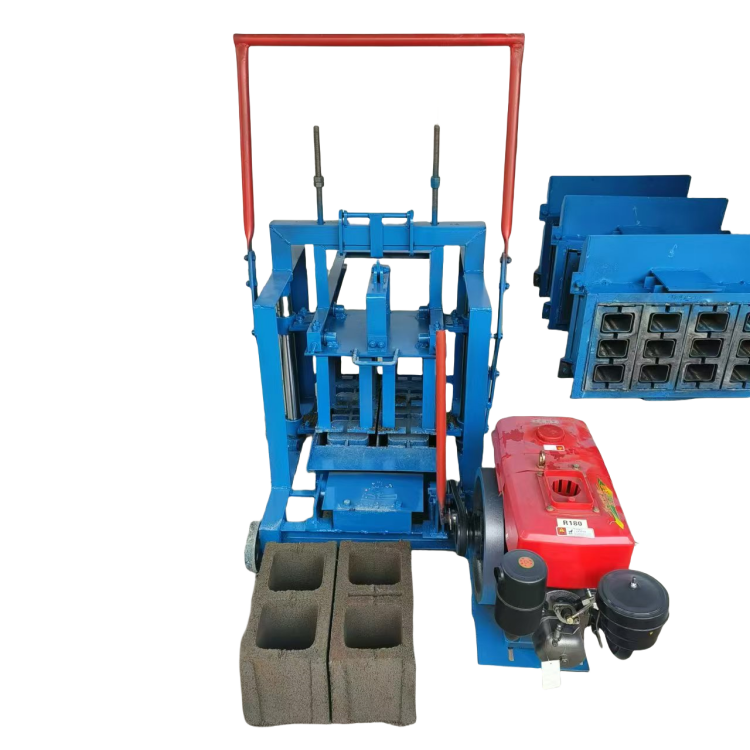 2024 diesel egg laying concrete block machine price interlocking manual brick making machine