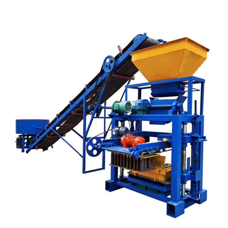 QT4-35B Brick Making Machine Cement Paver Making Machinery For Small Business Ideas