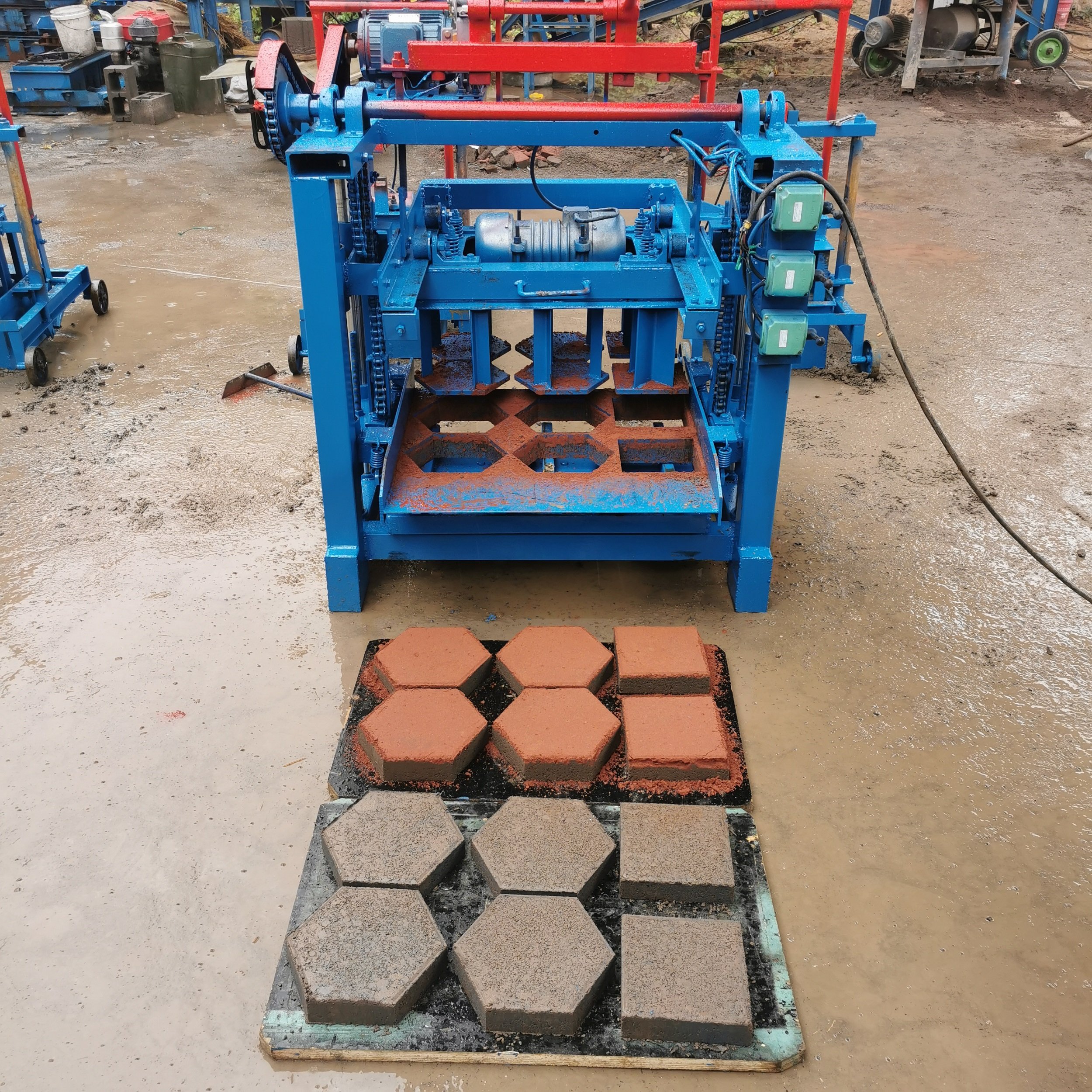 4-35 environmentally friendly concrete cement brick making machine low price Make combination pavement blocks