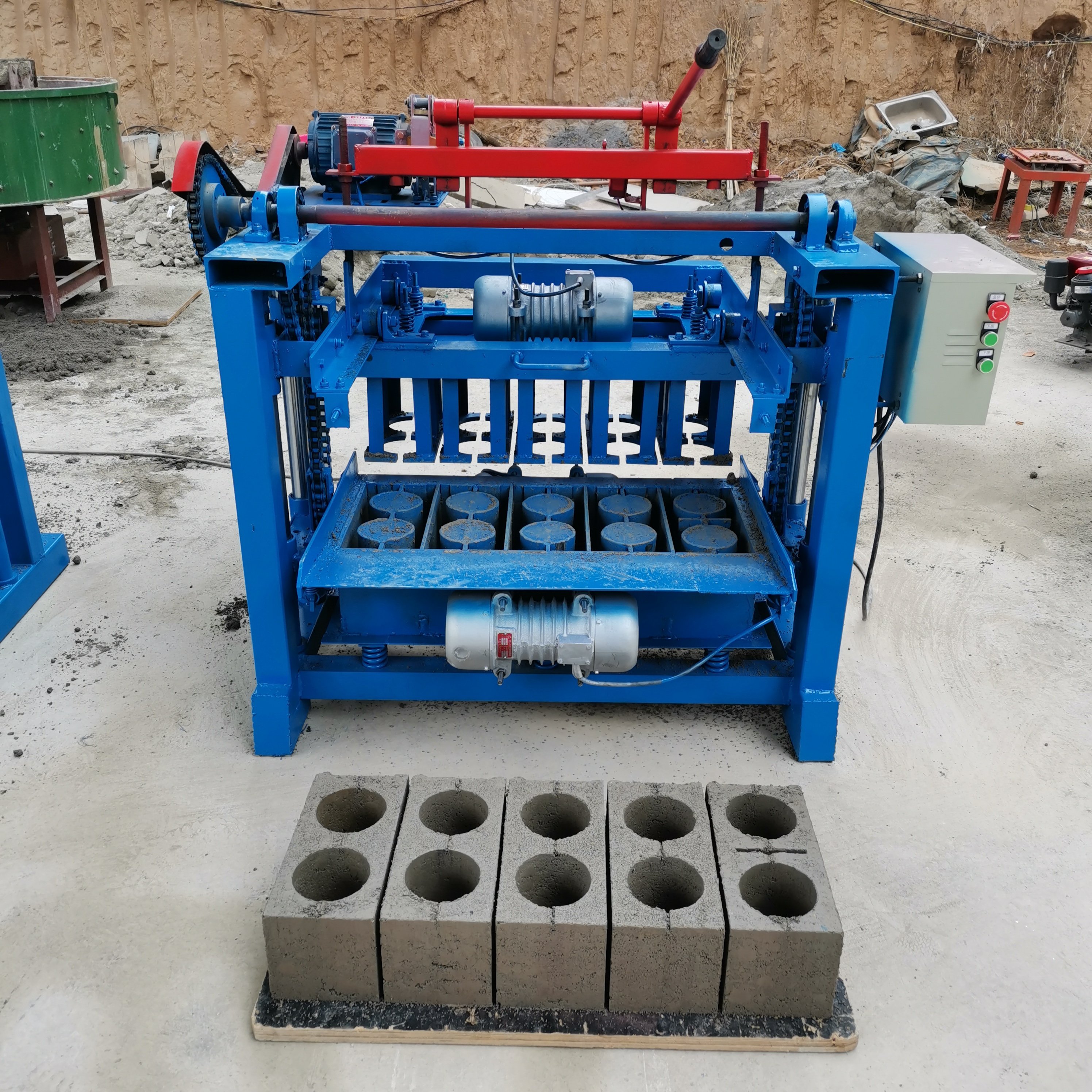 4-35 environmentally friendly concrete cement brick making machine low price Make combination pavement blocks