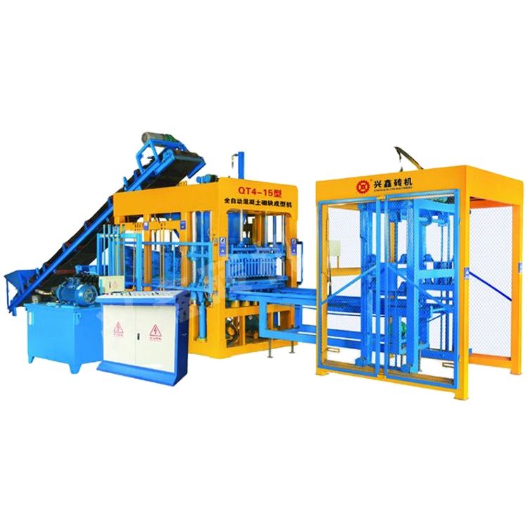 Wholesale customized QT4-15 fully automatic vibrating brick making machine Bricklaying machine