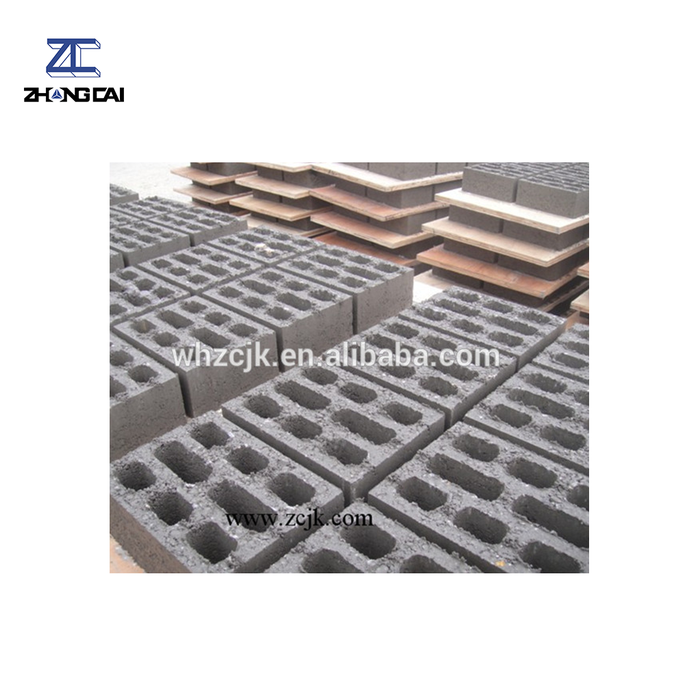 QTJ 4-40A semi-auto small concrete block making machine manual interlock concrete block moulds hollow Brick Making Machinery
