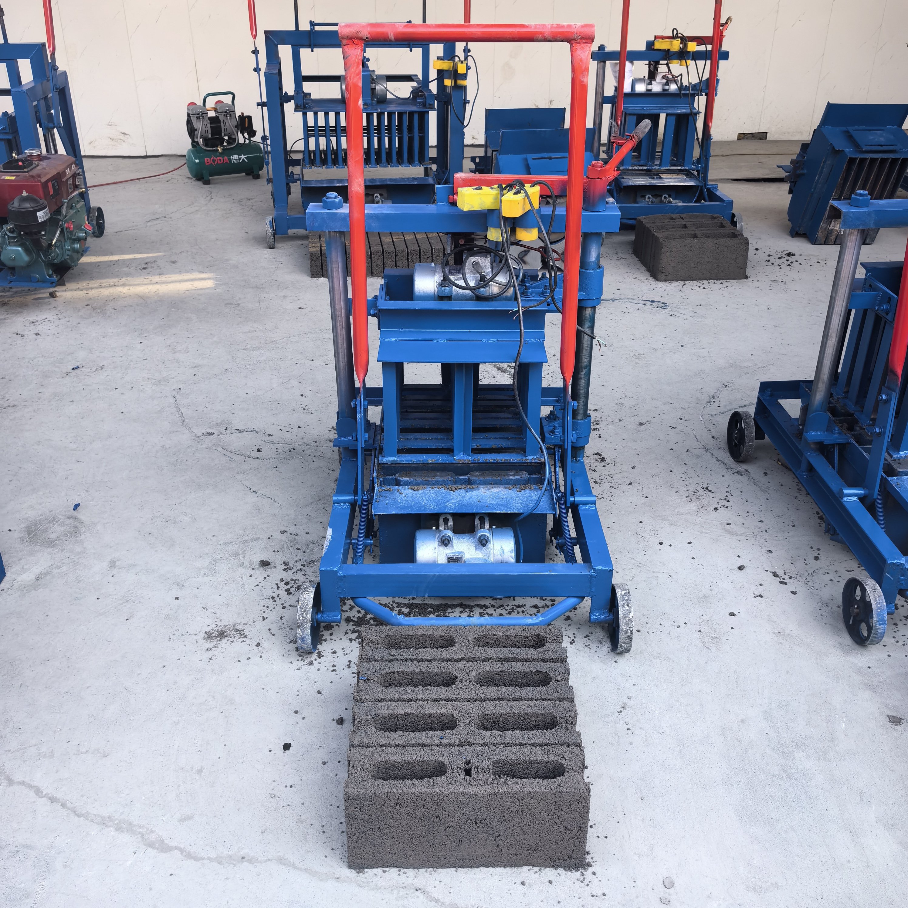Small Brick Making Machine Manual Bricks Block Making Machine Soil Bricks Making Machinery